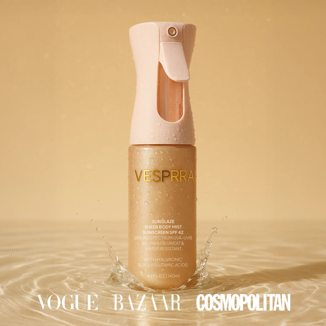Sunglaze Sheer Body Mist Sunscreen SPF 42