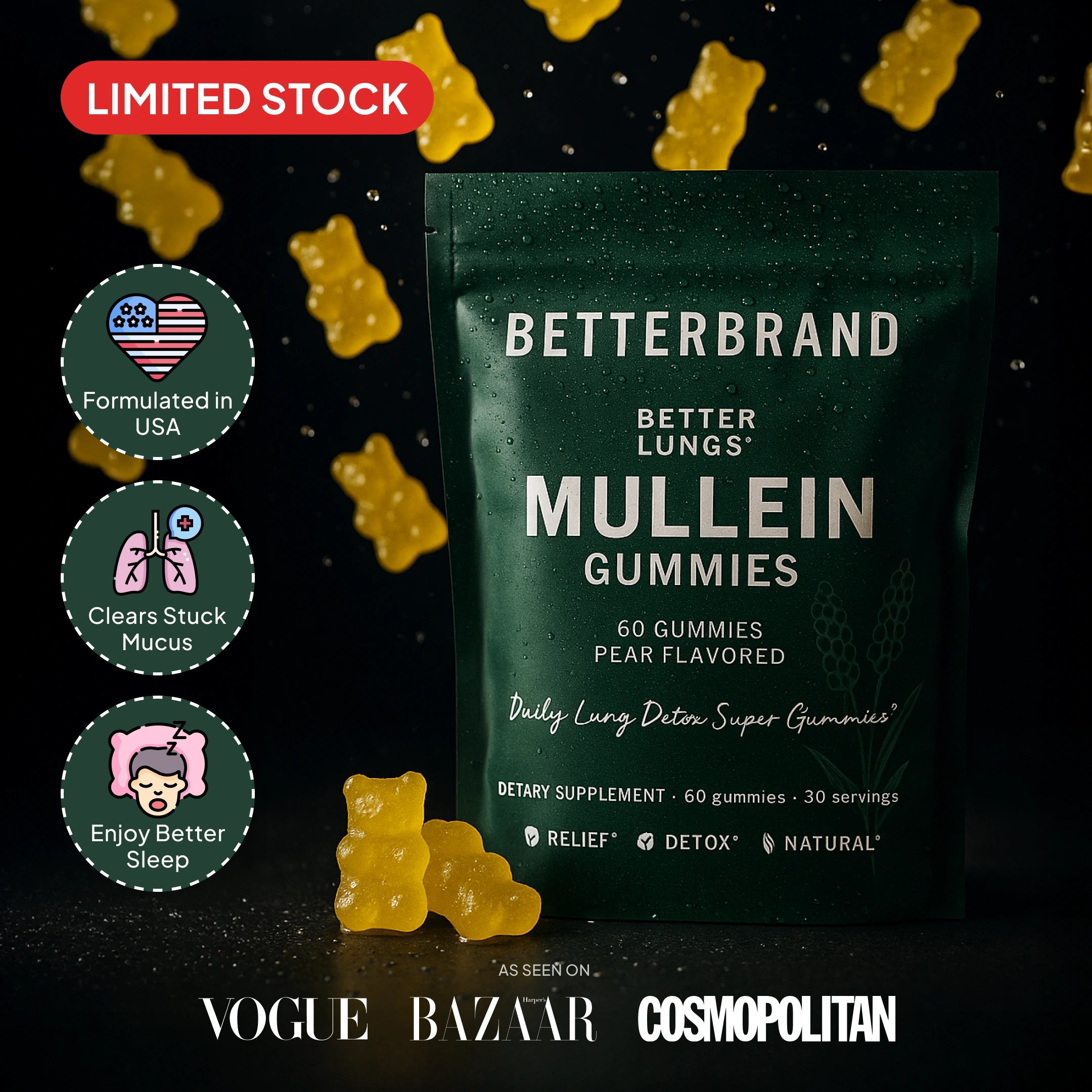 Mullein Lung Detox Gummies