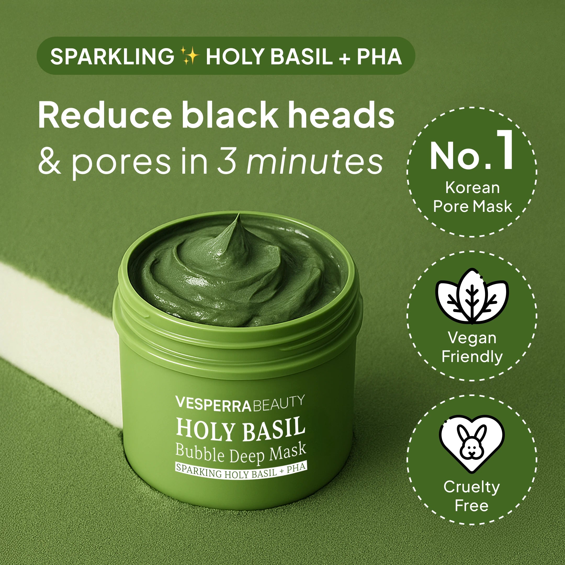 Holy Basil Bubble Mask