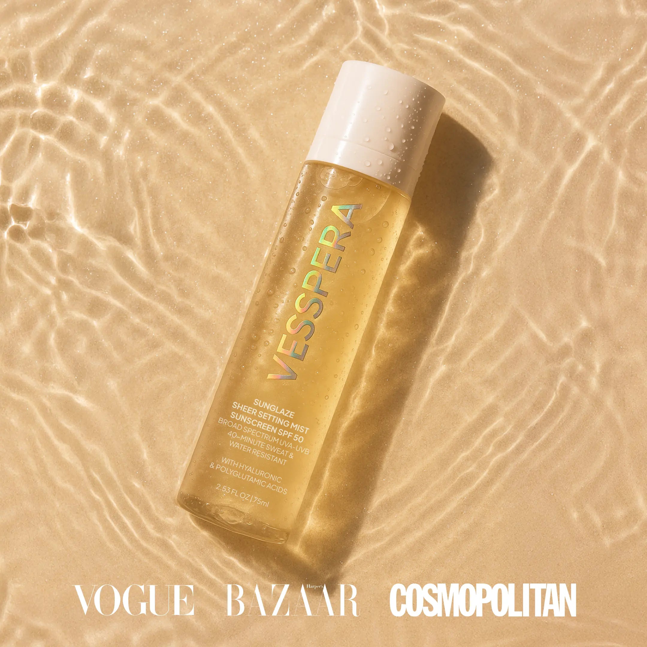 Sunglaze Sheer Setting Mist Sunscreen SPF 50